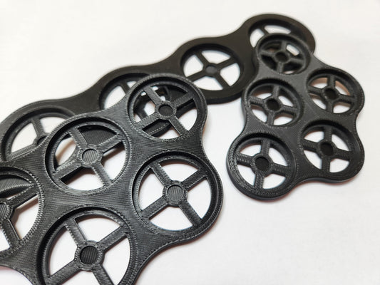 Tabletop Wargaming Round Base Movement Trays with Magnet Holes