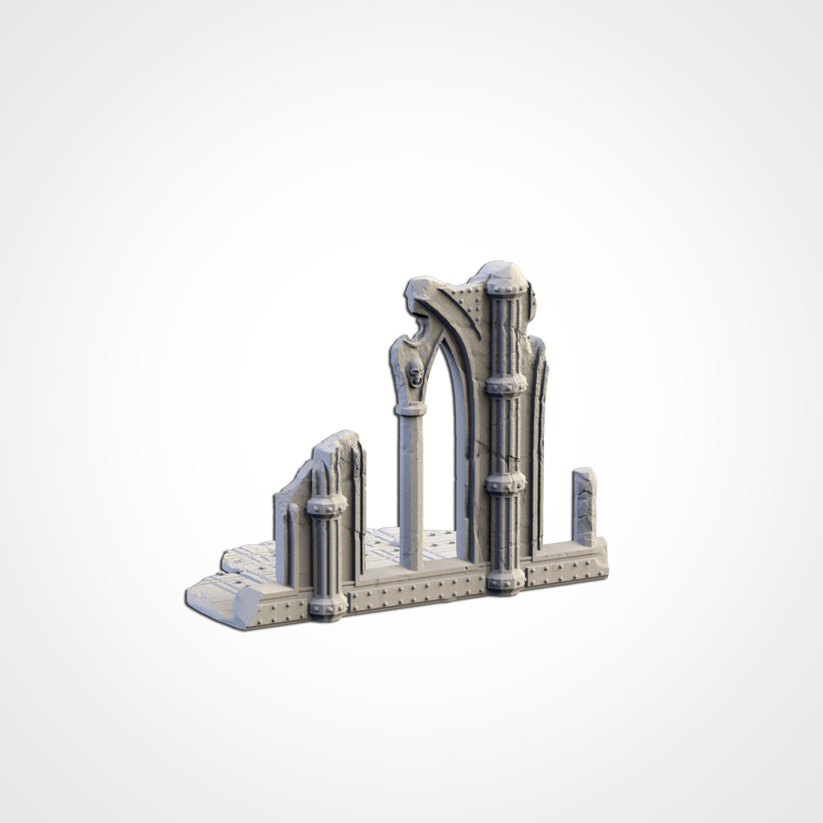 Tabletop Wargaming Terrain - Cathedral Ruins