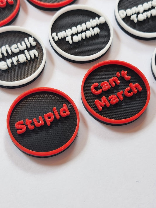 28 Warhammer The Old World Game Tokens