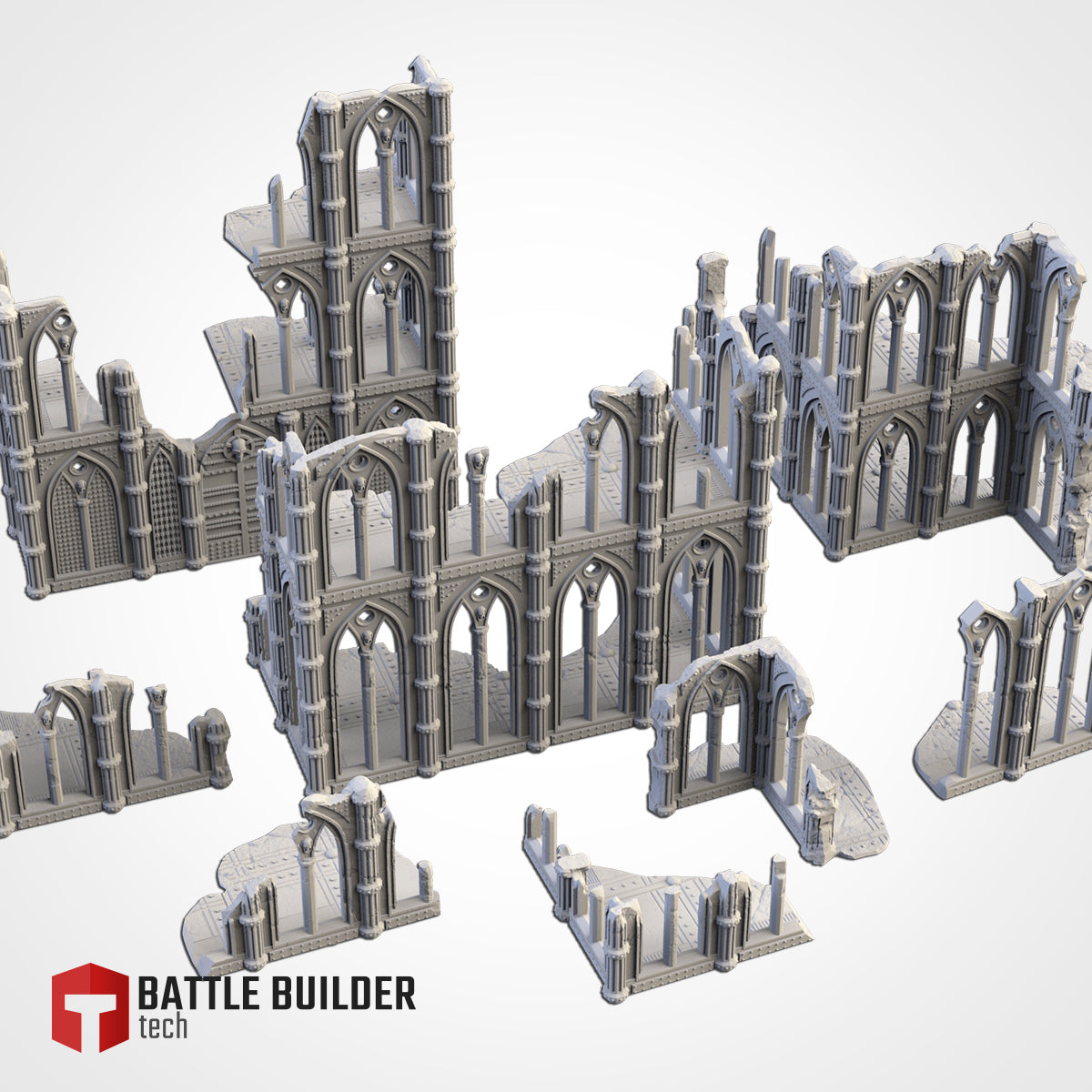 Tabletop Wargaming Terrain - Cathedral Ruins