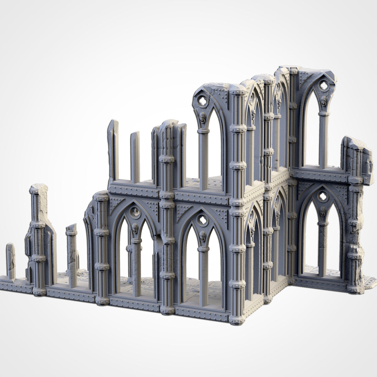 Tabletop Wargaming Terrain - Cathedral Ruins