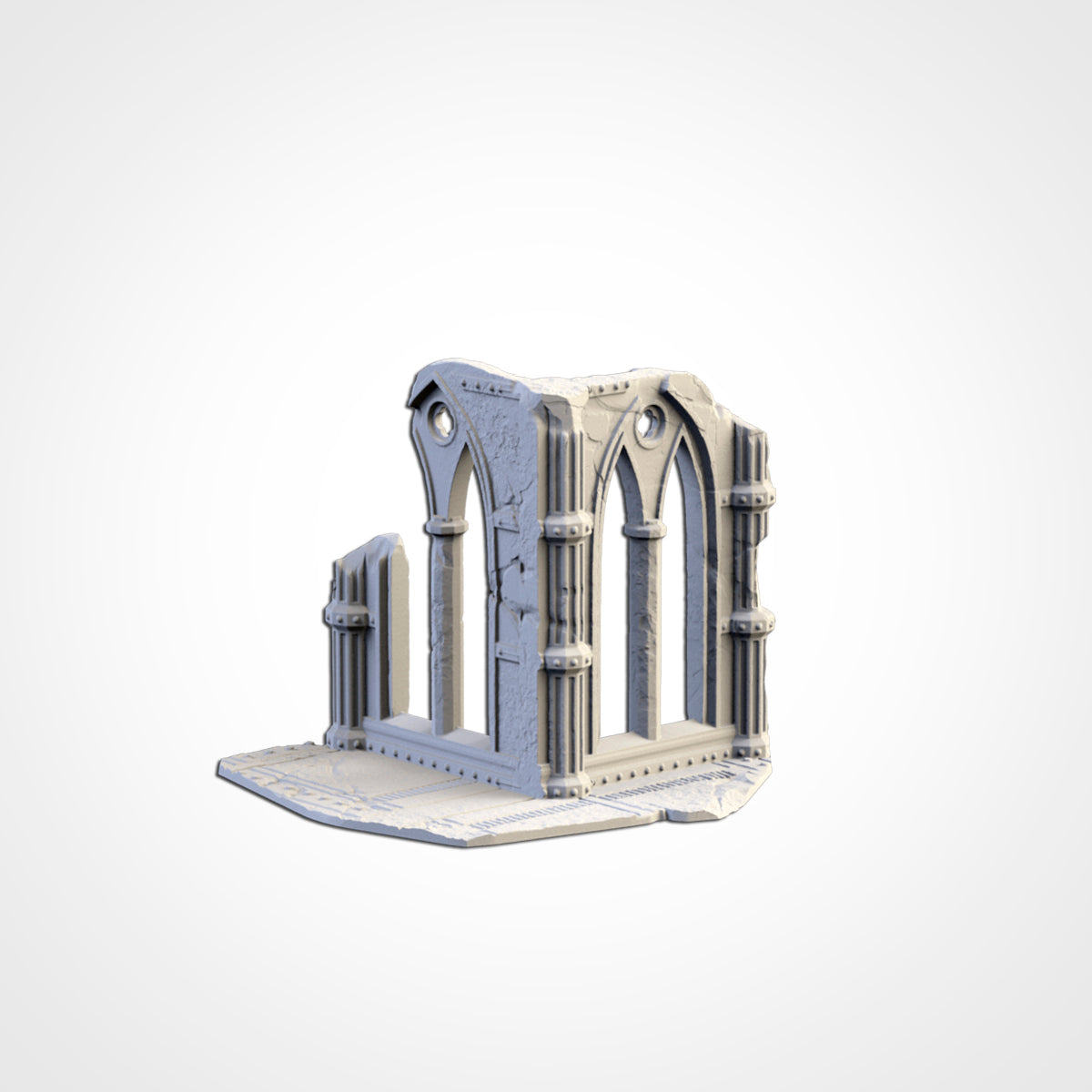 Tabletop Wargaming Terrain - Cathedral Ruins