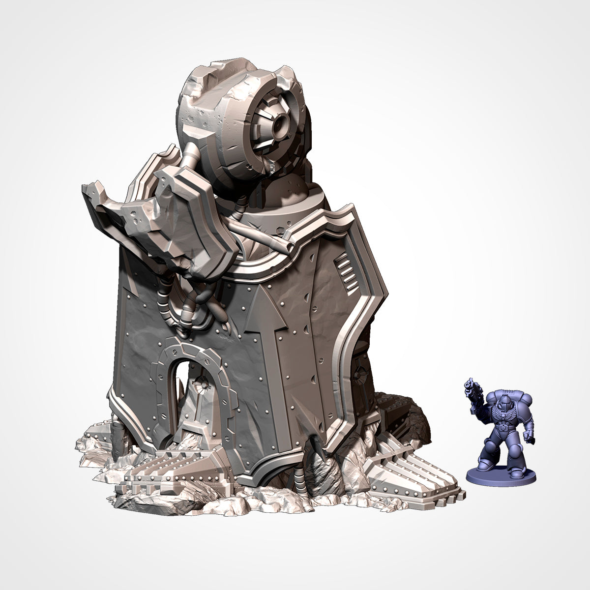 Tabletop Wargaming Terrain - Destroyed Large Titan
