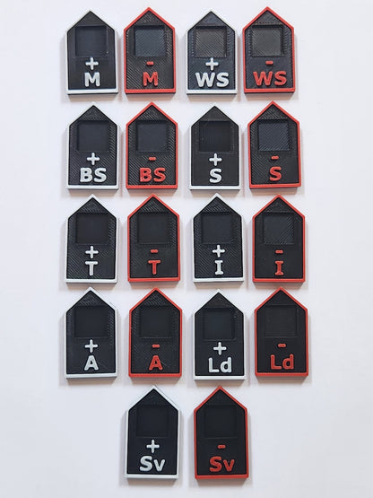 18 Warhammer The Old World Characteristic  Tokens