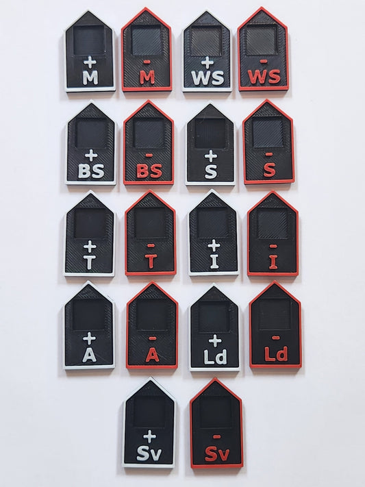 18 Warhammer The Old World Characteristic  Tokens