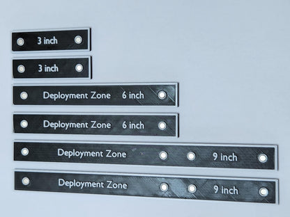 Magnetised Measuring and Deployment Zone Templates