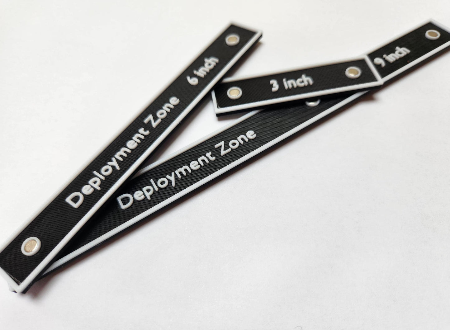 Magnetised Measuring and Deployment Zone Templates