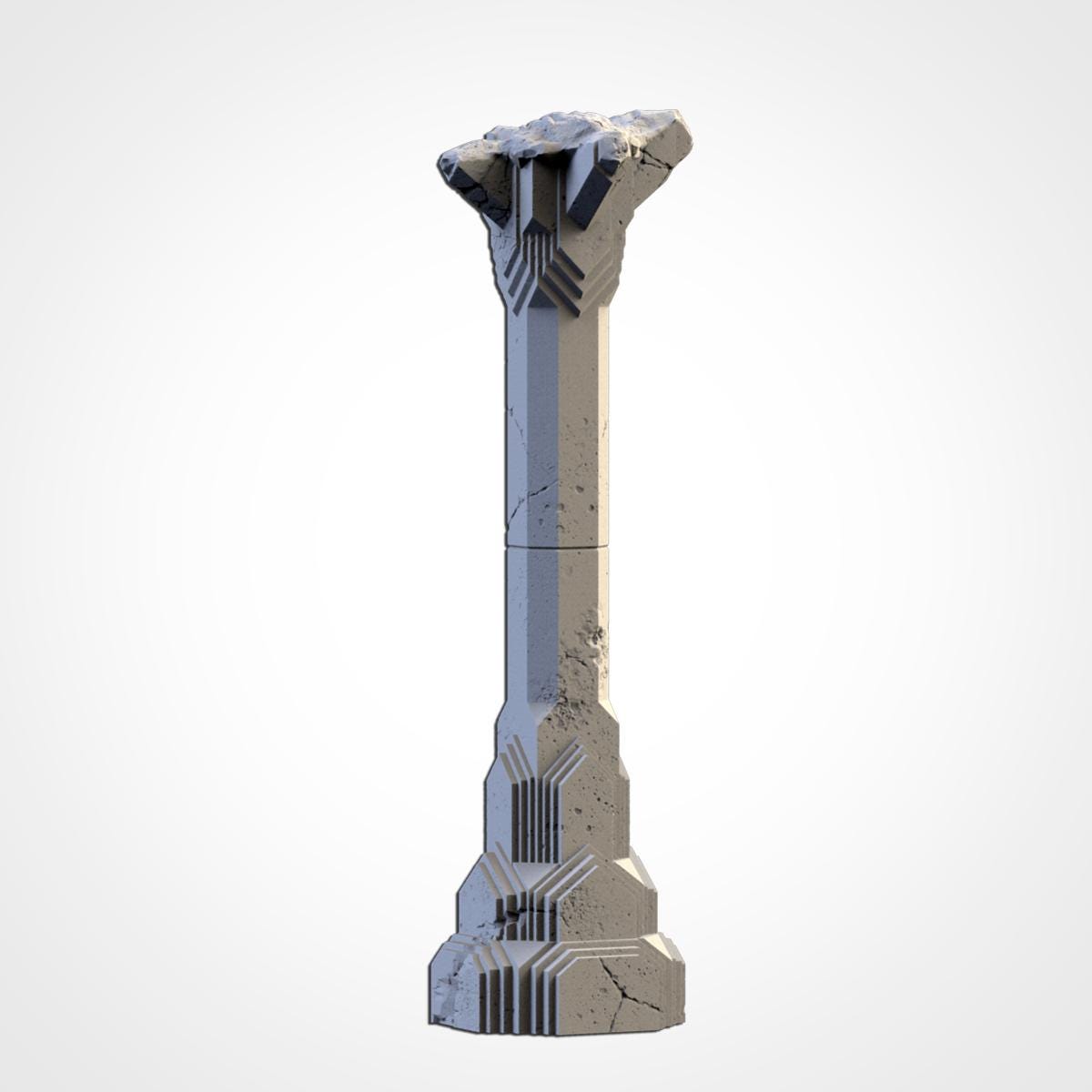 Tabletop Wargaming Terrain - Dwarven Broken Columns