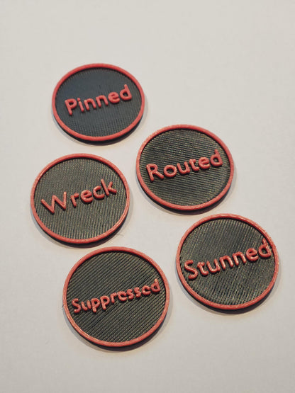 Warhammer Horus Heresy 3.0 Game Tokens