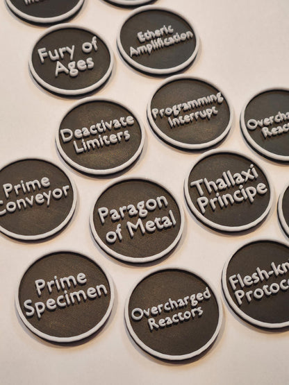 Warhammer Horus Heresy 3.0 Game Tokens