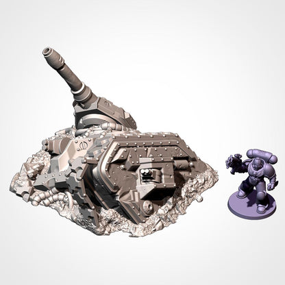Tabletop Wargaming Terrain - Destroyed Imperial  Tanks