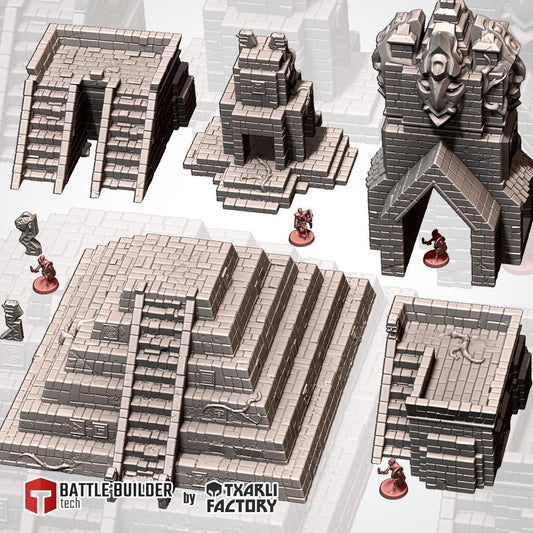 Tabletop Wargaming Terrain - City in the Jungle