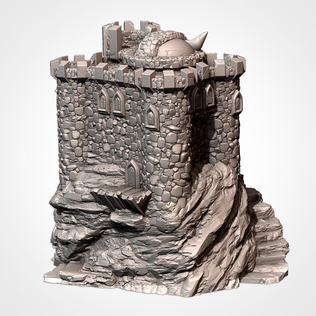 Tabletop Wargaming Terrain - The Skull Castle
