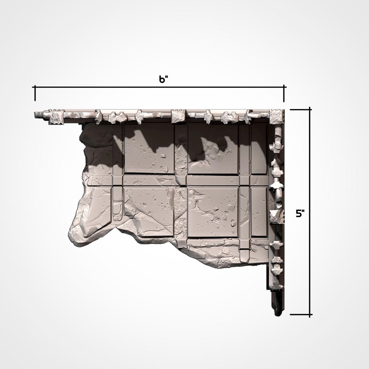 Tabletop Wargaming Terrain - Classic Ruins 40k 10th GW layout