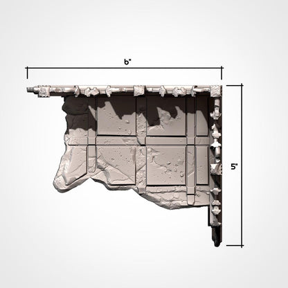 Tabletop Wargaming Terrain - Classic Ruins 40k 10th GW layout