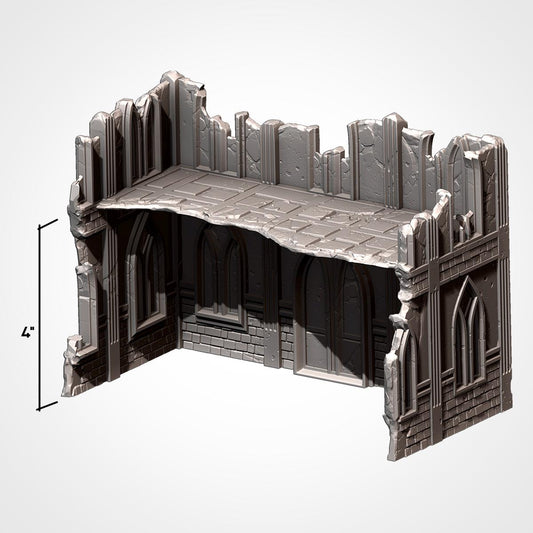 Tabletop Wargaming Terrain - Classic Ruins 40k 10th GW layout