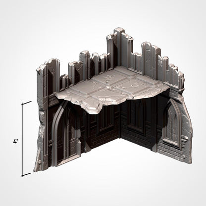 Tabletop Wargaming Terrain - Classic Ruins 40k 10th GW layout