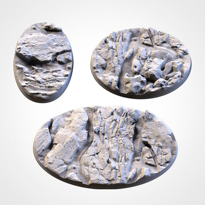 Scenic Volcanic Round Miniature Bases with Magnet Holes