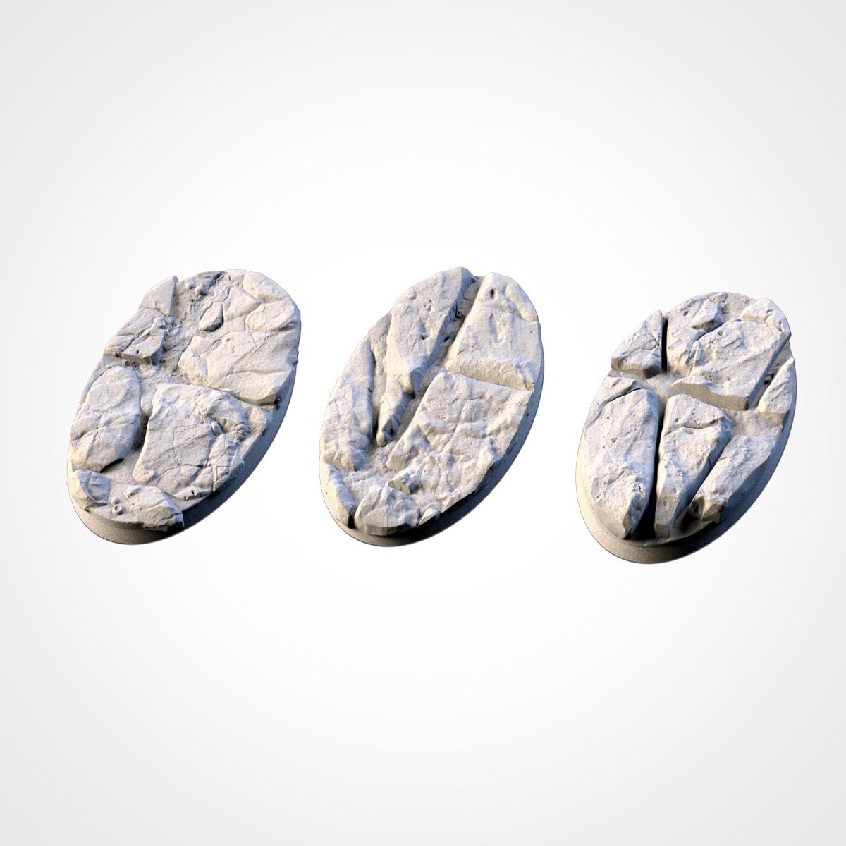 Scenic Volcanic Round Miniature Bases with Magnet Holes