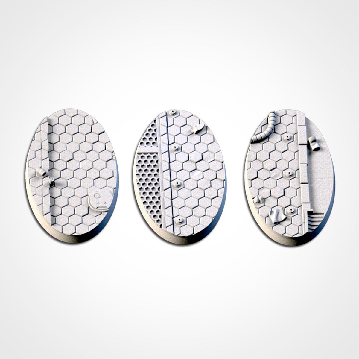 Scenic City Sci-fi Round Miniature Bases with Magnet Holes