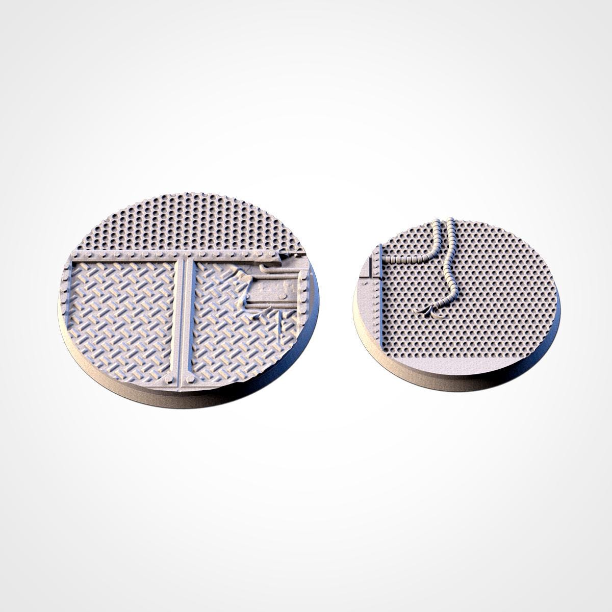 Scenic Factory Round Miniature Bases with Magnet Holes