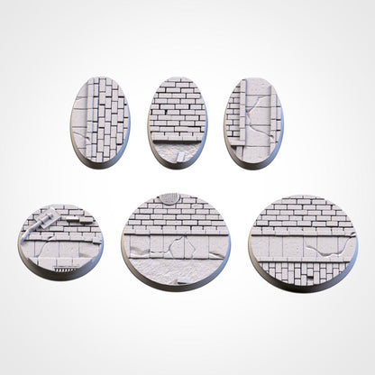 Scenic WWII Round Miniature Bases with Magnet Holes