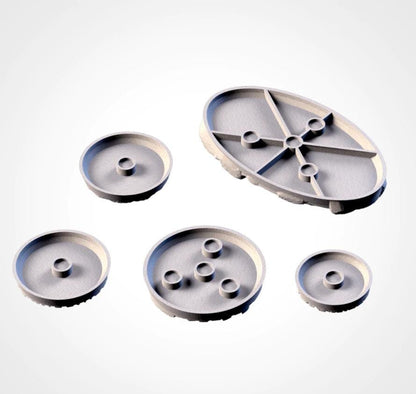 Scenic Ancestral Ruins Round Miniature Bases with Magnet Holes