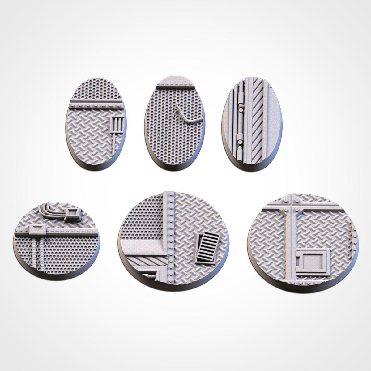 Scenic Factory Round Miniature Bases with Magnet Holes