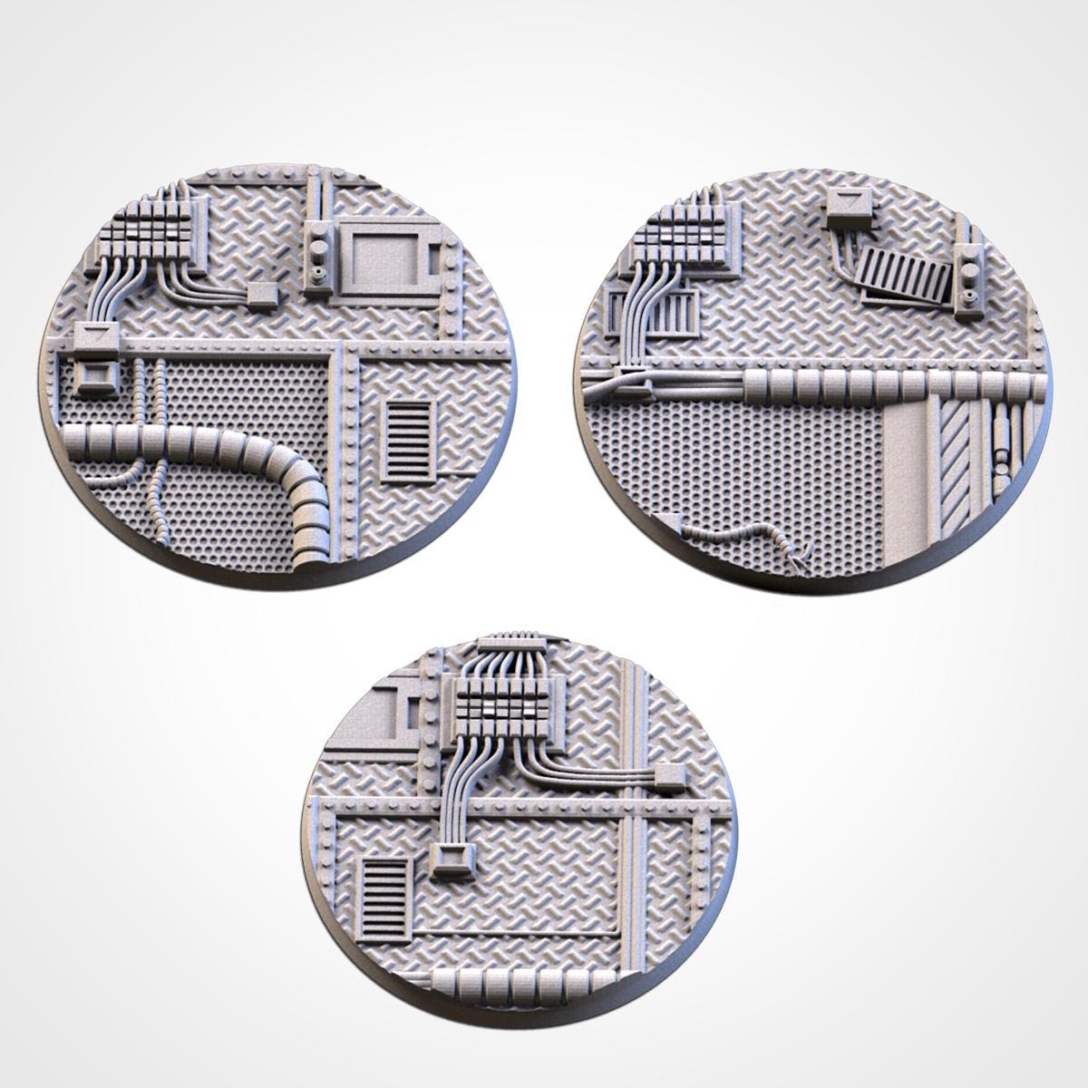 Scenic Factory Round Miniature Bases with Magnet Holes