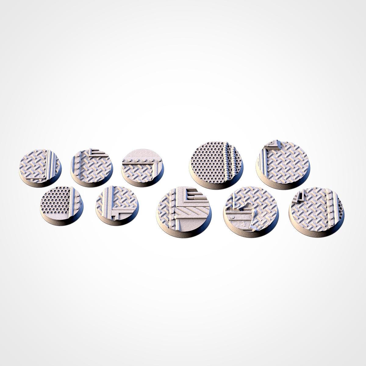 Scenic Factory Round Miniature Bases with Magnet Holes