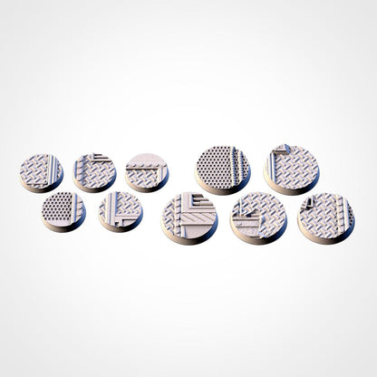 Scenic Factory Round Miniature Bases with Magnet Holes