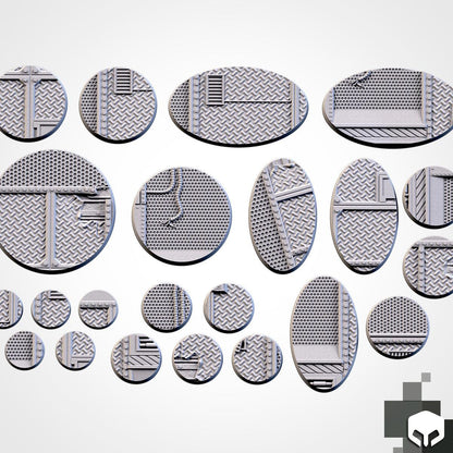 Scenic Factory Round Miniature Bases with Magnet Holes
