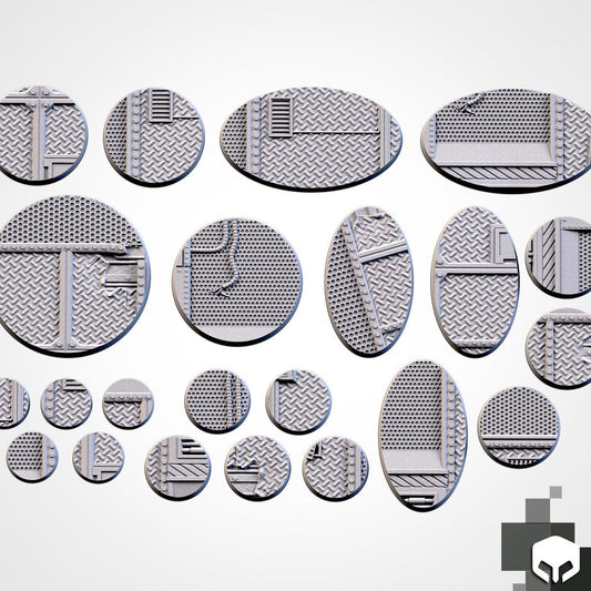 Scenic Factory Round Miniature Bases with Magnet Holes
