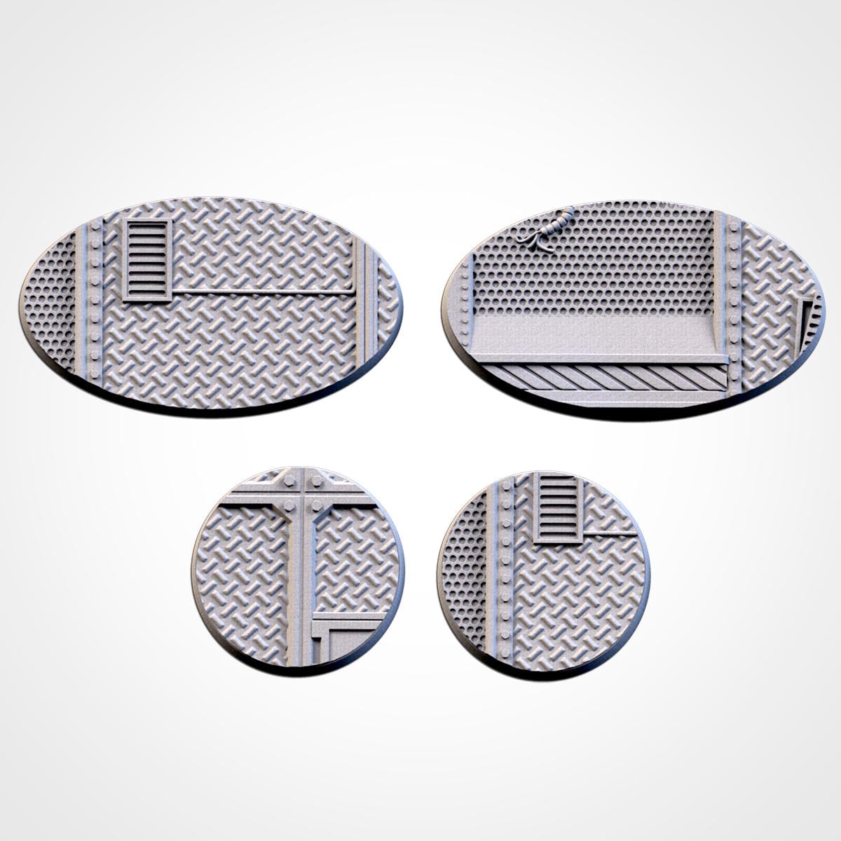 Scenic Factory Round Miniature Bases with Magnet Holes