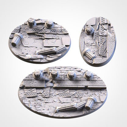 Scenic Ancestral Ruins Round Miniature Bases with Magnet Holes