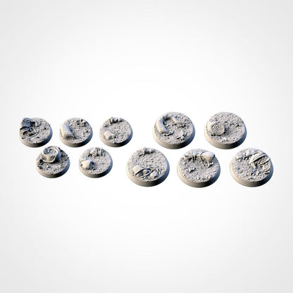 Scenic Forrest Round Miniature Bases with Magnet Holes
