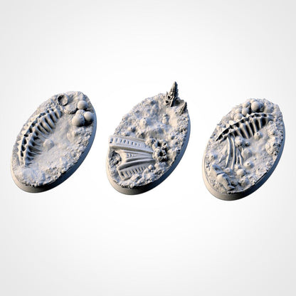 Scenic Alien Round Miniature Bases with Magnet Holes