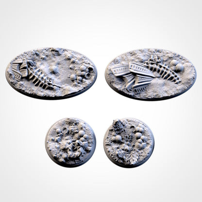 Scenic Alien Round Miniature Bases with Magnet Holes
