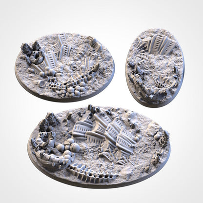 Scenic Alien Round Miniature Bases with Magnet Holes