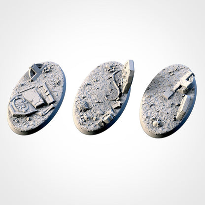 Scenic Graveyard Round Miniature Bases with Magnet Holes
