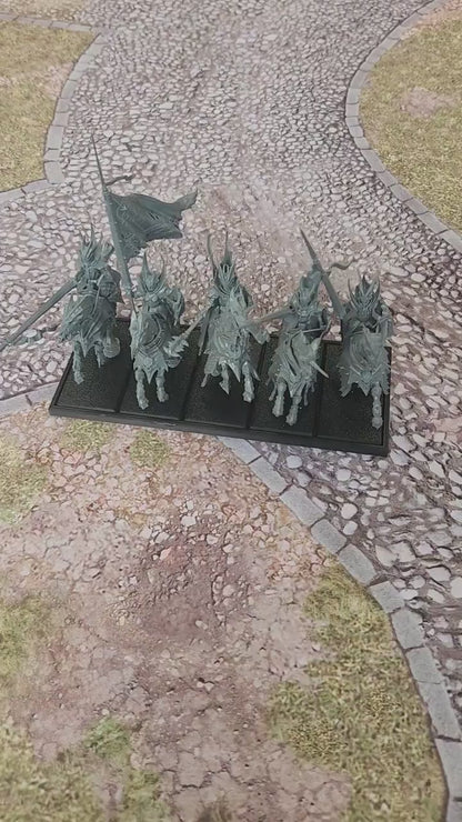 Tabletop Wargaming Square Base Movement Trays with Magnet Holes